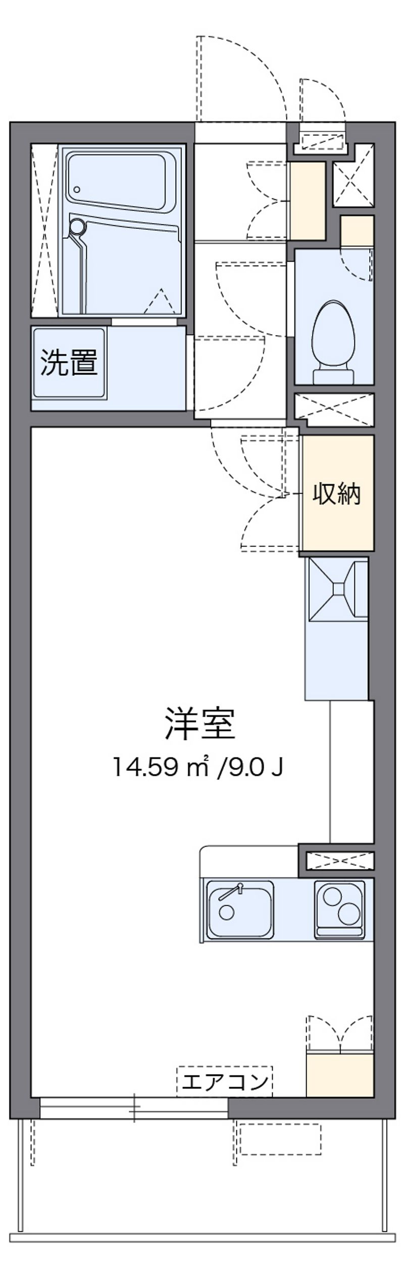 レオネクストコントワール御影弓場 間取図