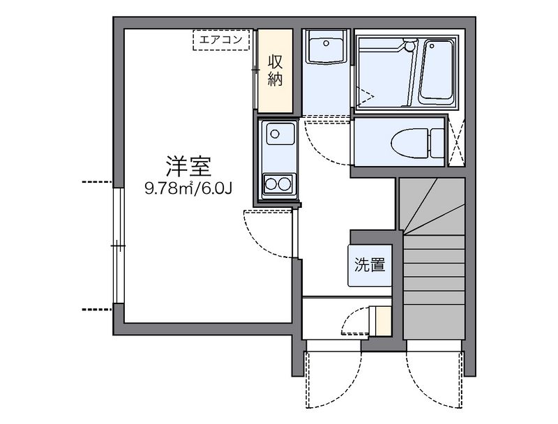 レオネクストグランデーム越谷 間取図