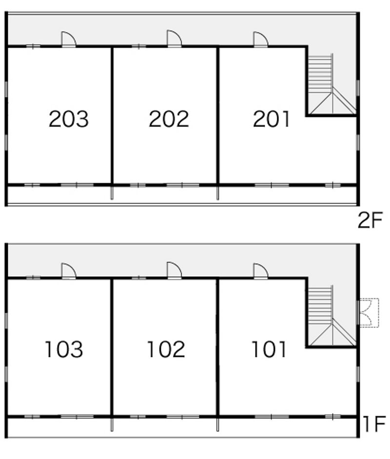 レオパレスチェリー 間取配置図