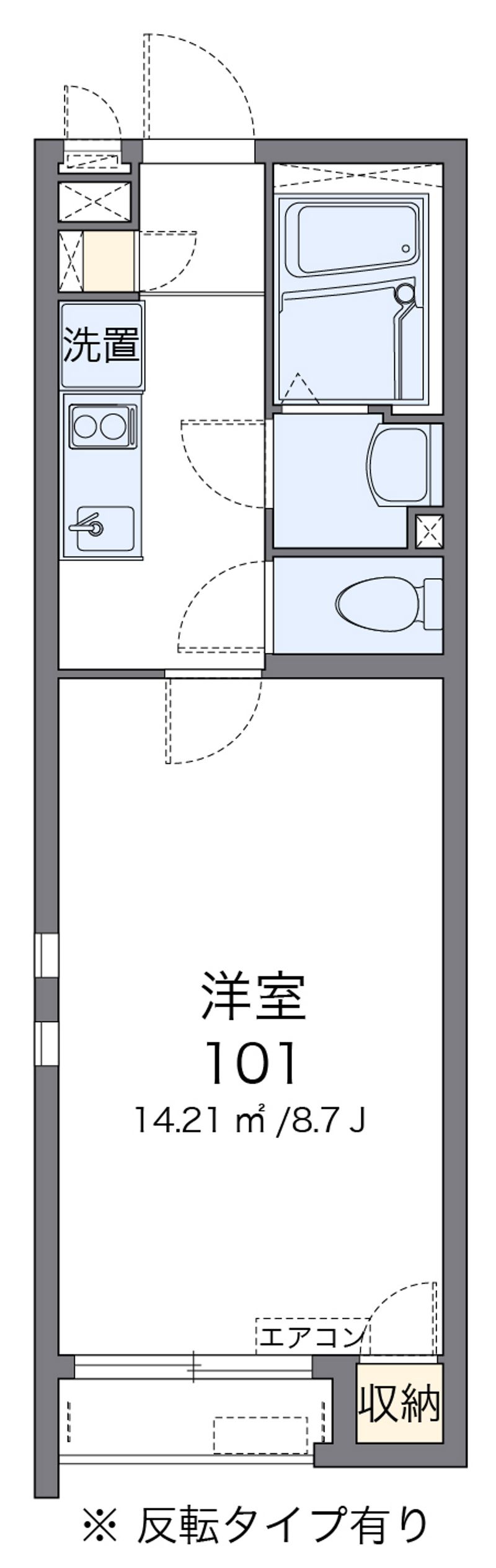 クレイノバンブスヴァルトハイム 間取図