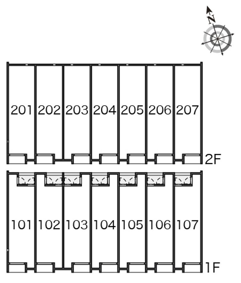 ミランダファルコナーⅡ 間取配置図