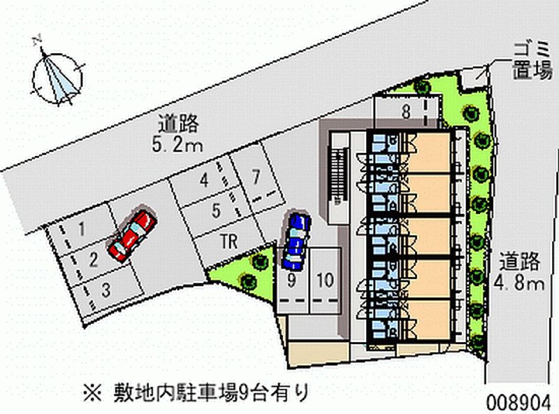 レオパレスメローネ 月極駐車場