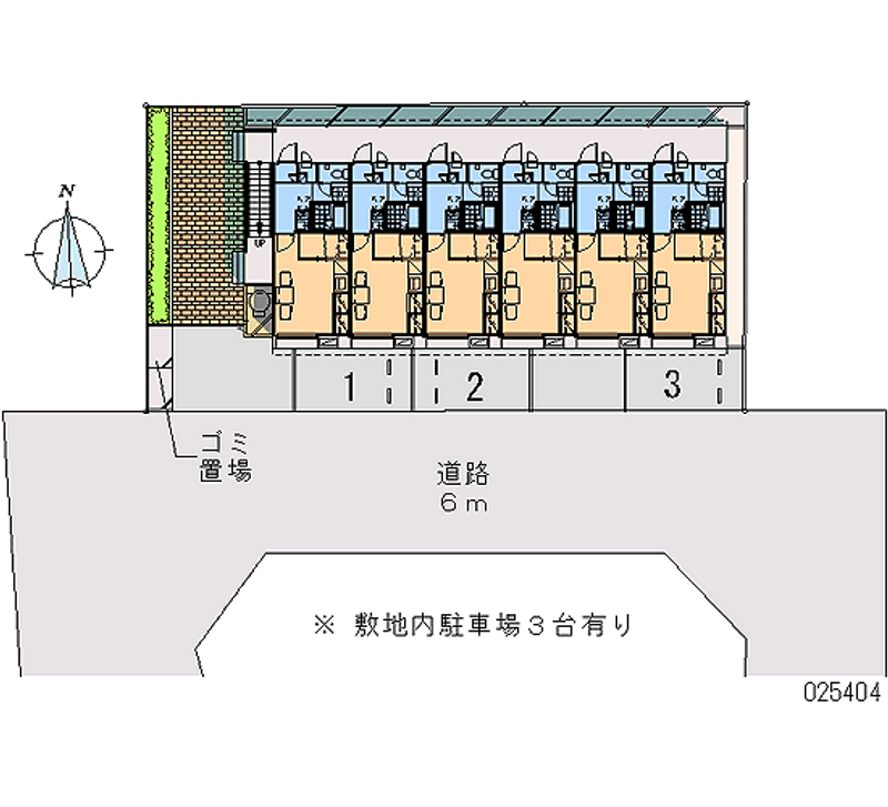 レオパレス津ノ井西 月極駐車場