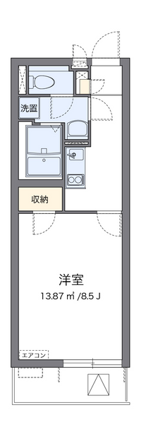 クレイノ長居公園Ⅱ 間取り図