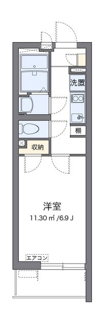 クレイノＧＯＮＴＡ 間取り図