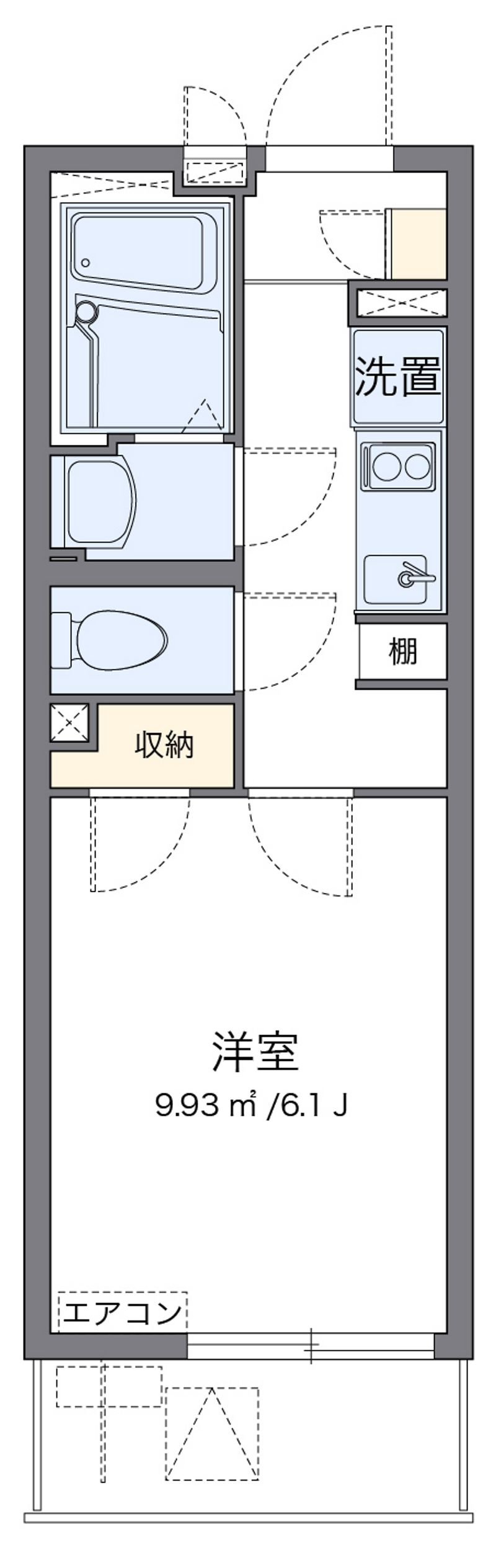 クレイノ西与野 間取図