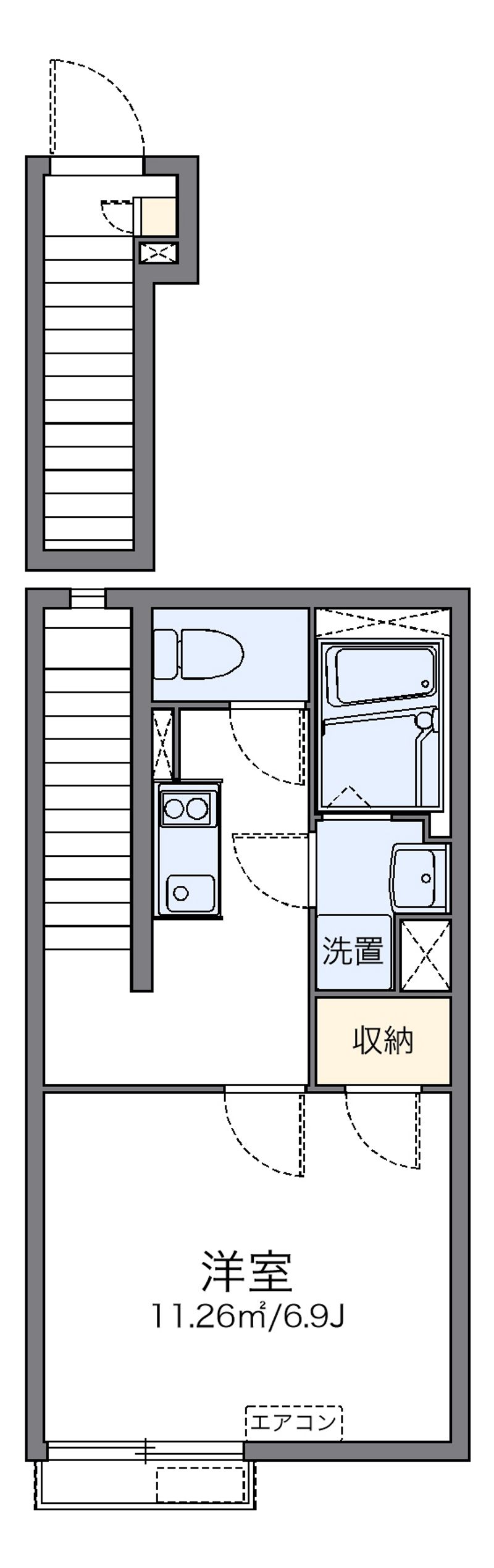レオネクストてんまや 間取図