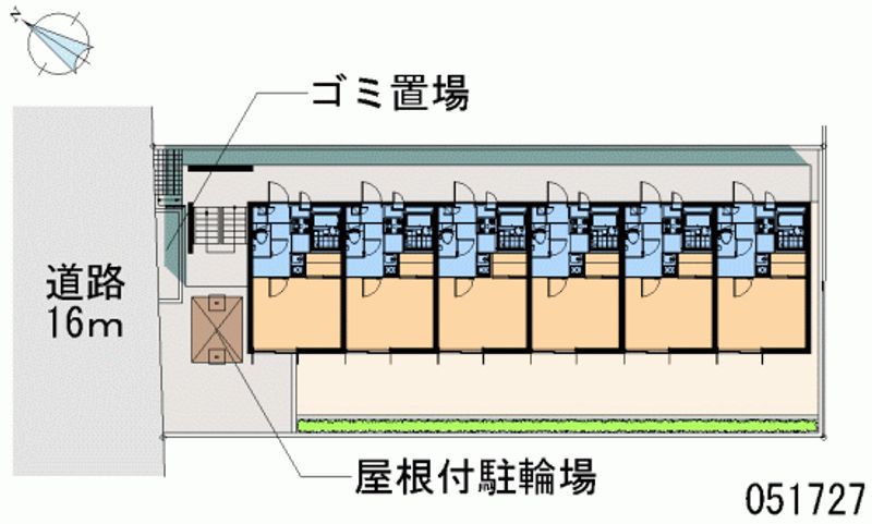 レオパレスドルチェ 区画図