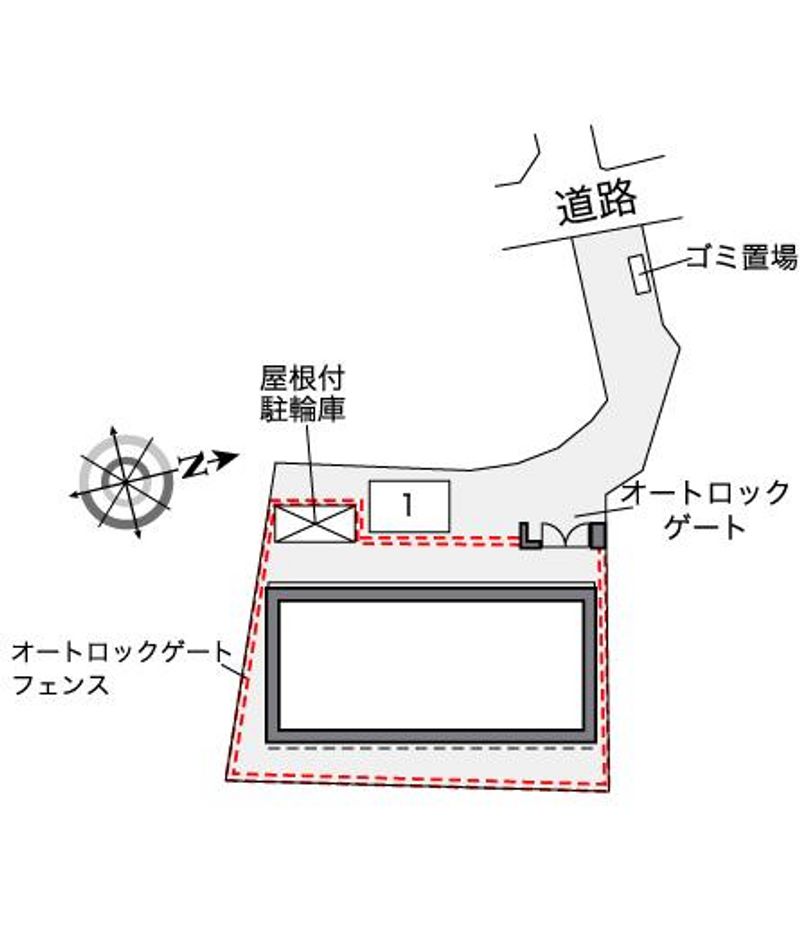 レオパレスｅｌｅｐｈａｎｔＣ 配置図