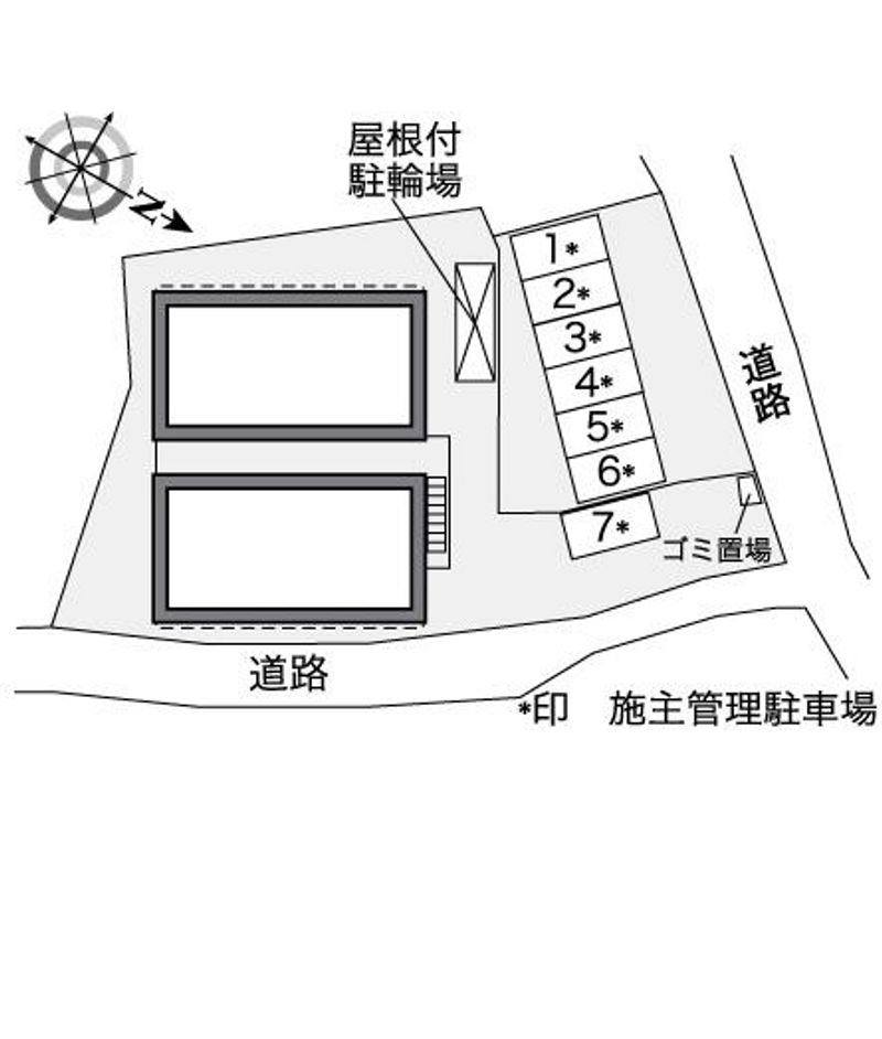 レオパレスベイフォレスト 配置図