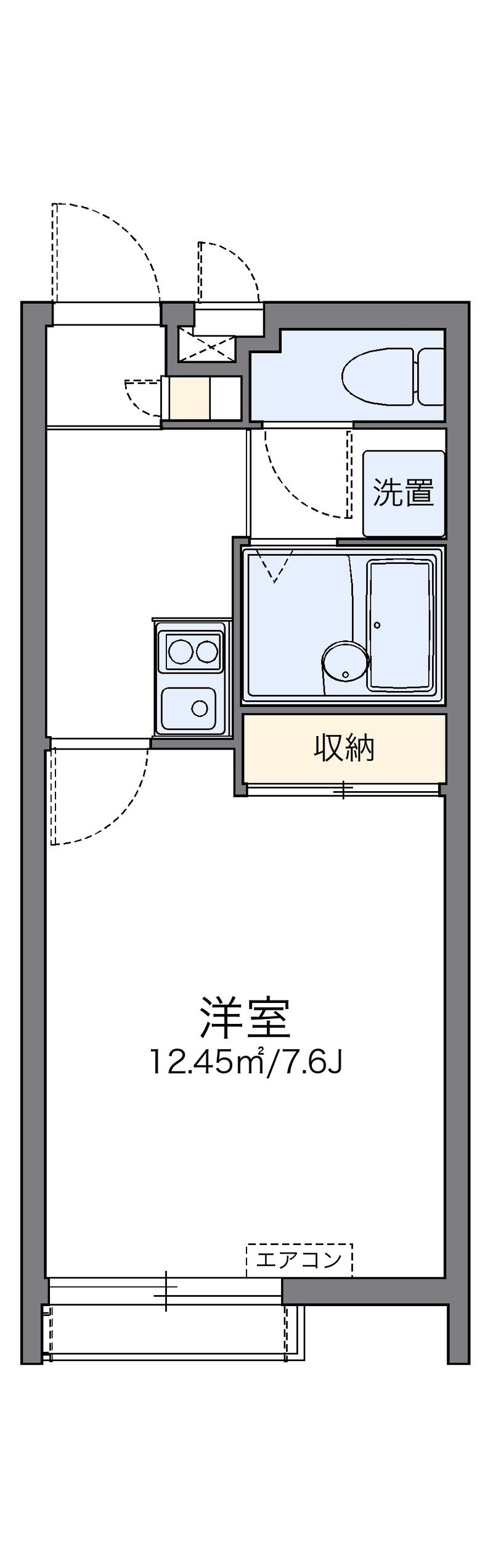 レオパレスＭＯＭＯ 間取図