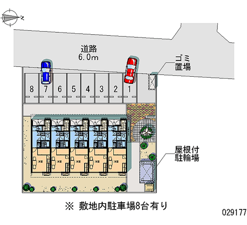 レオパレスＹＡＭＡＳＨＩＴＡ 月極駐車場