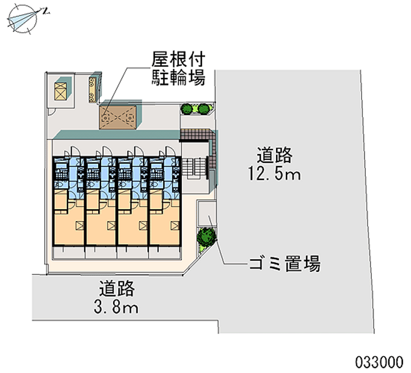 レオパレスインフィニティ 区画図