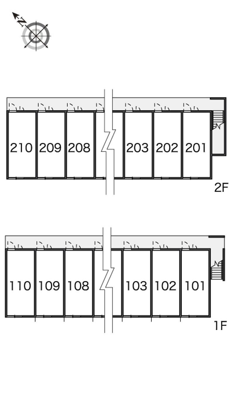 レオパレス大田 間取り配置図