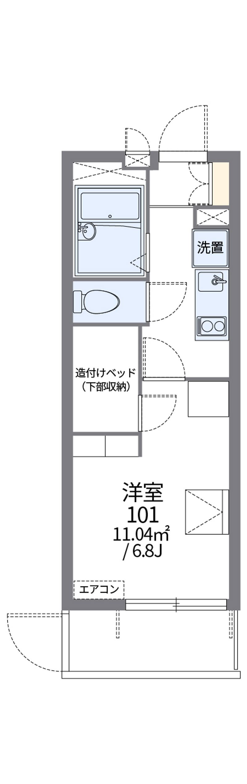 レオパレスＨｉｒａｎｏ 間取図