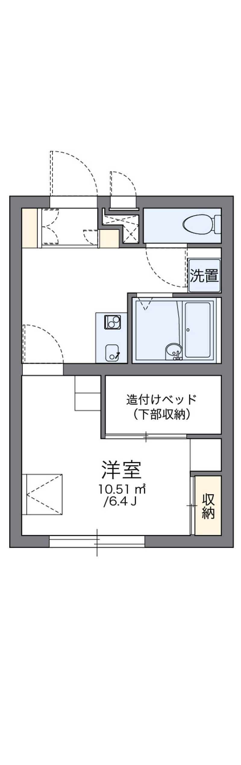 レオパレスはらなか 間取図