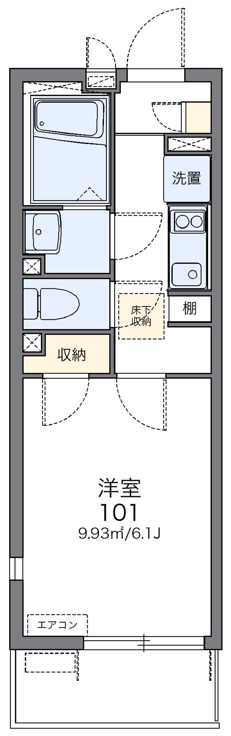 レオネクストユーポート　大宮 間取図
