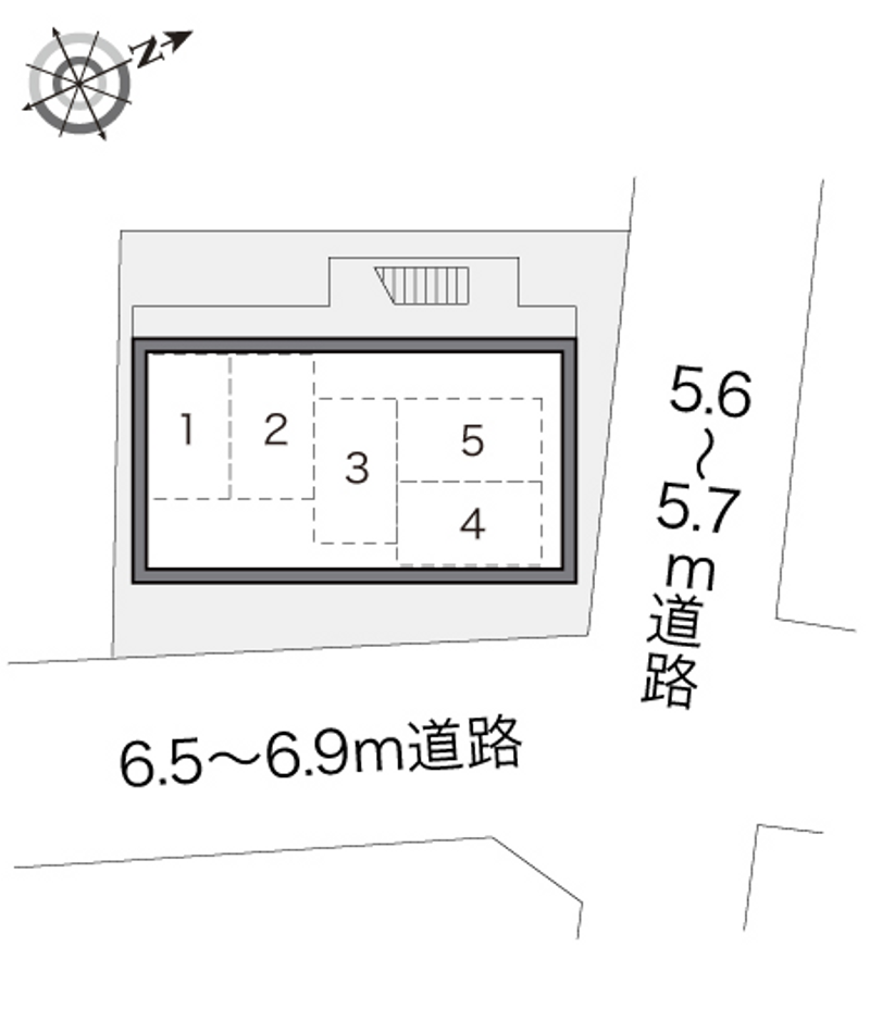 レオパレスブルーパーク 配置図