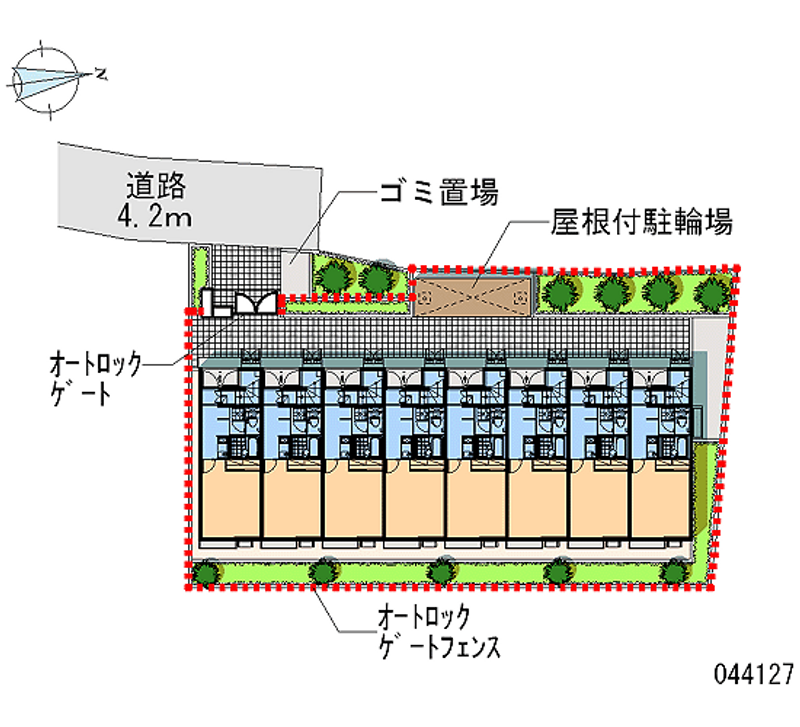レオネクストプラシード　Ａ 区画図