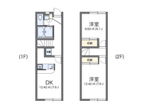 レオパレス清水 間取り図