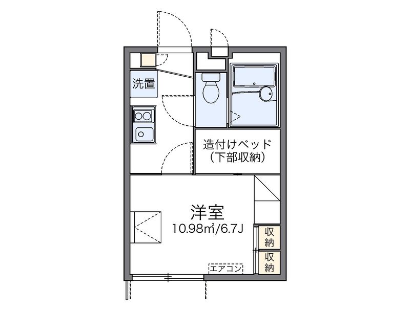 レオパレスカズ 間取図
