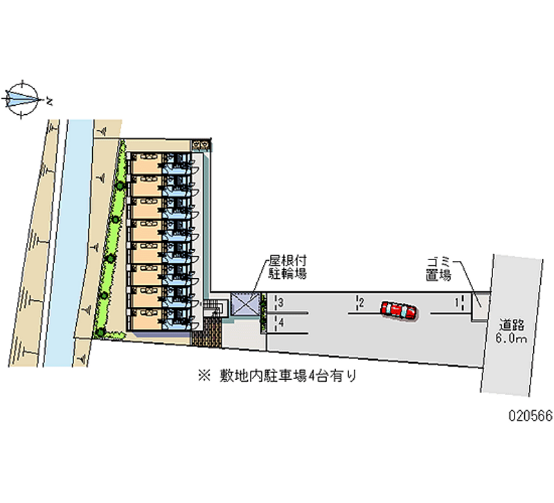 20566月租停車場