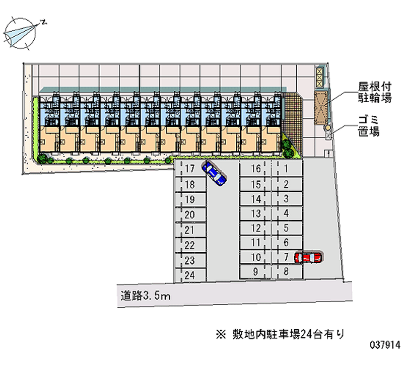 37914 Monthly parking lot