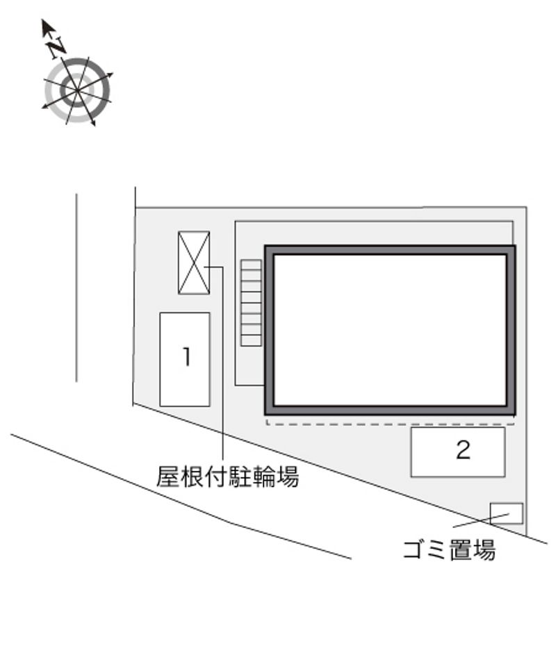 レオパレスグランヒル 配置図