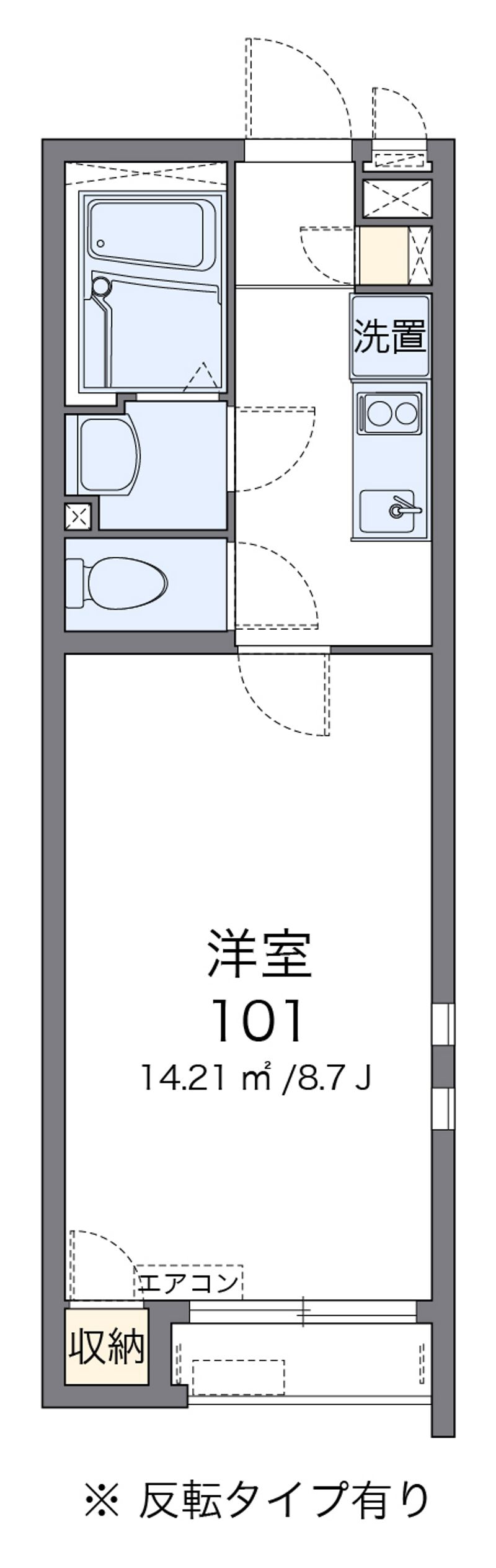 クレイノヴィオラ 間取図