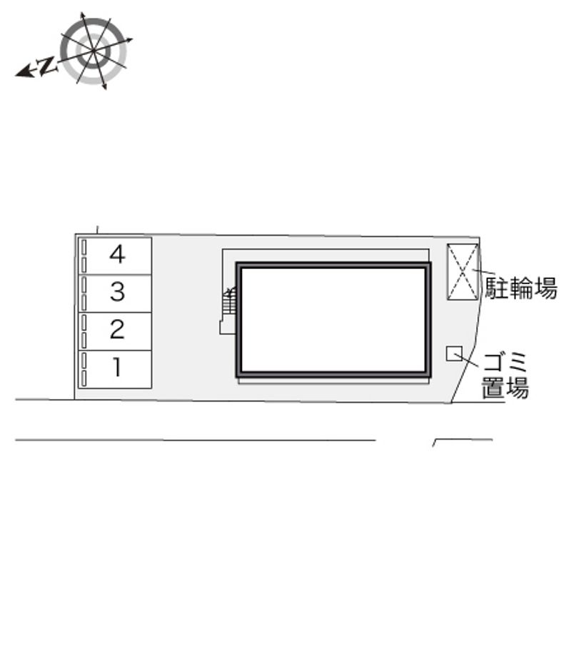 レオパレス高木 配置図