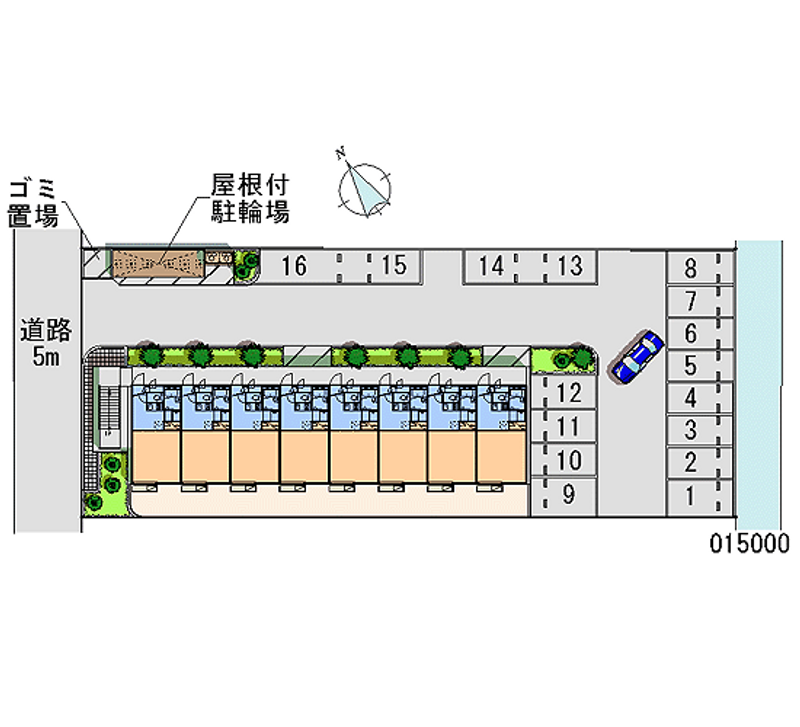 レオパレスＣｙｔｈｅｒｌｉｓ 月極駐車場