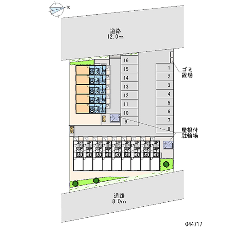 44717 bãi đậu xe hàng tháng