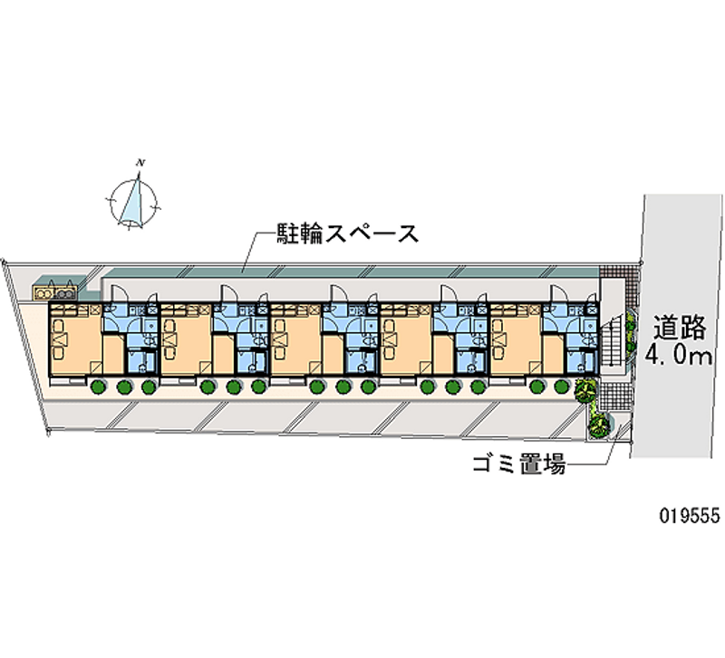 レオパレスＲＯＯＳＴ 区画図