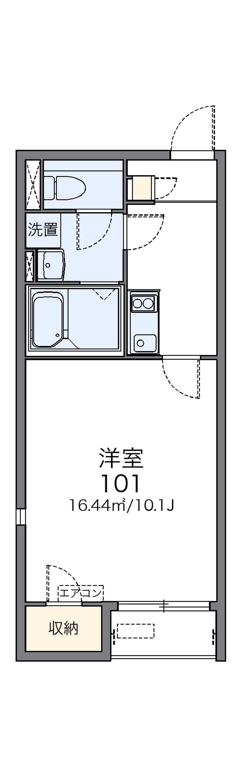 レオネクストＪＩＮⅡ 間取図