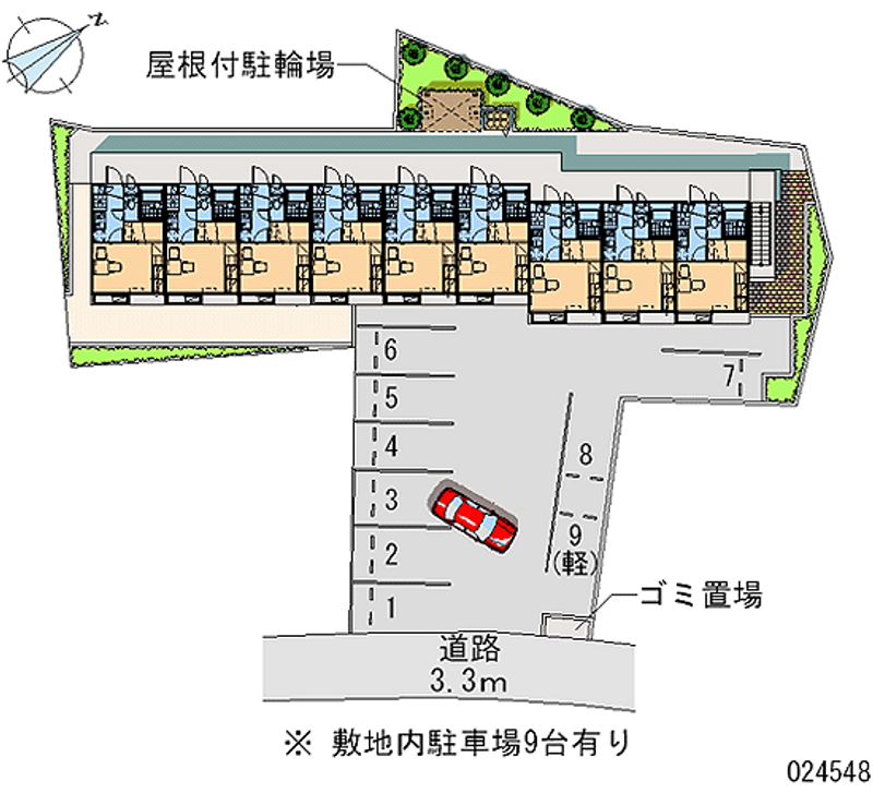 24548 Monthly parking lot