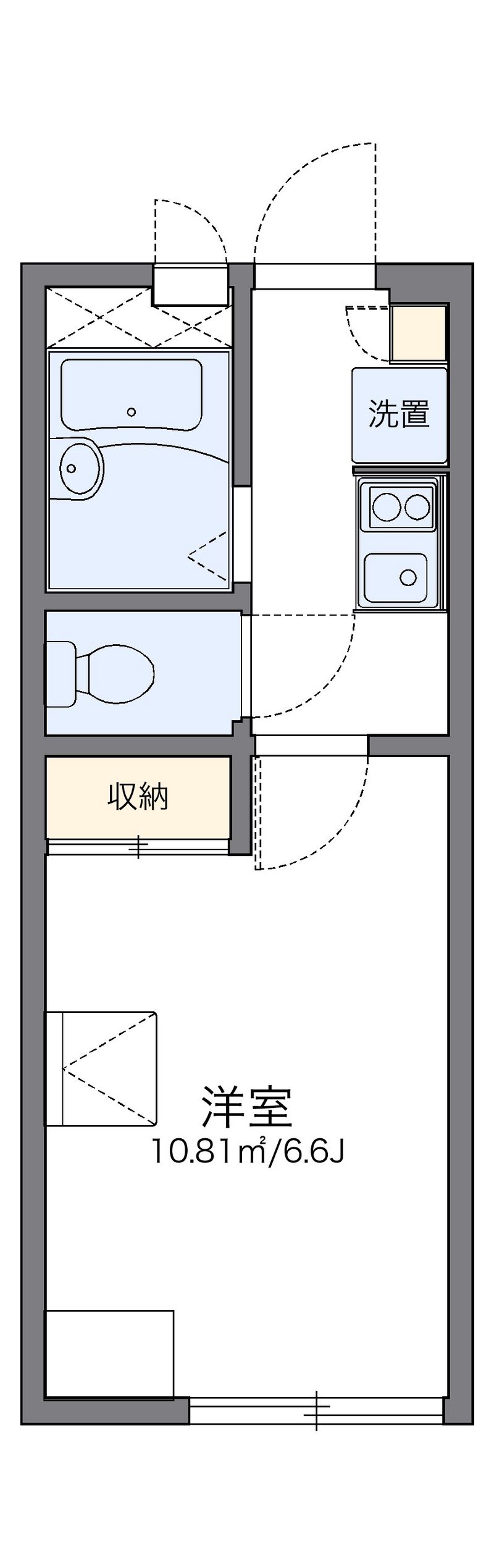 レオパレスＡＳ　６０ 間取り