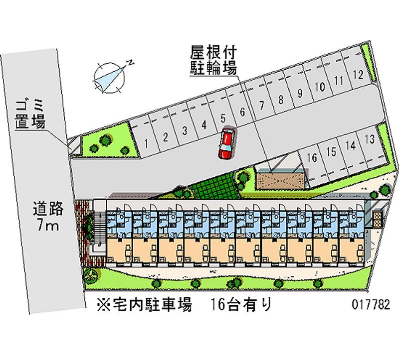 17782月租停車場