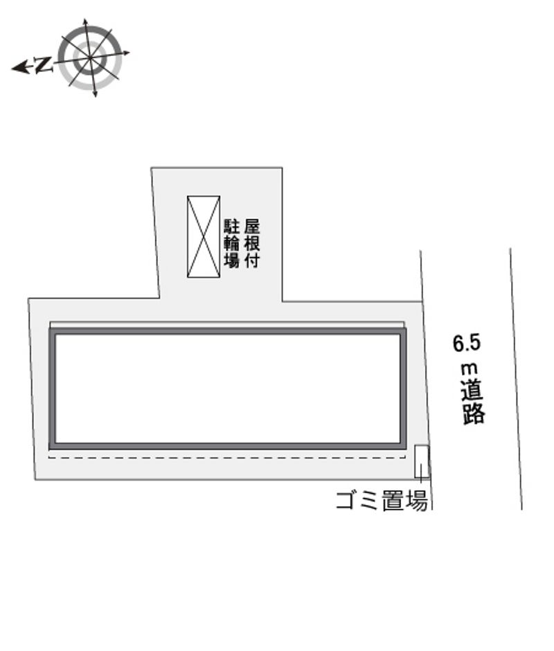 レオパレスハイム　つくば 配置図