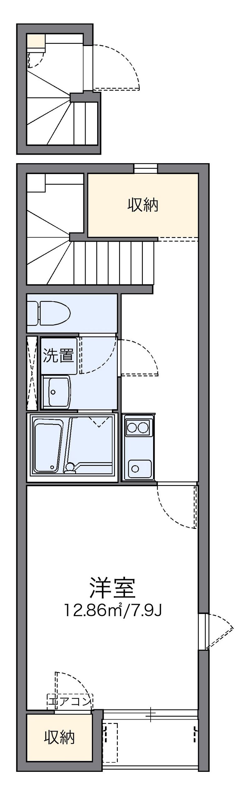 レオネクスト西河原 間取図