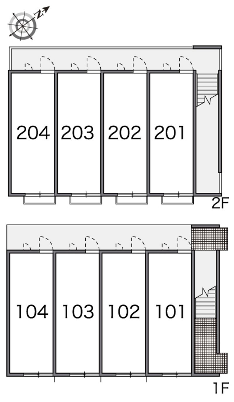 レオパレスＴＡＫＡ 間取り配置図