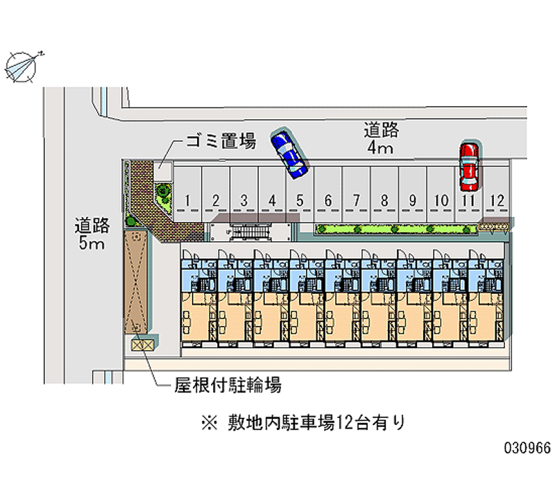 レオパレスパストラルＭ＆Ａ 月極駐車場