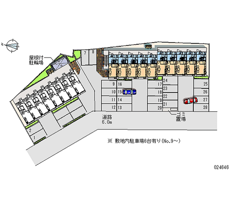 24646月租停车场