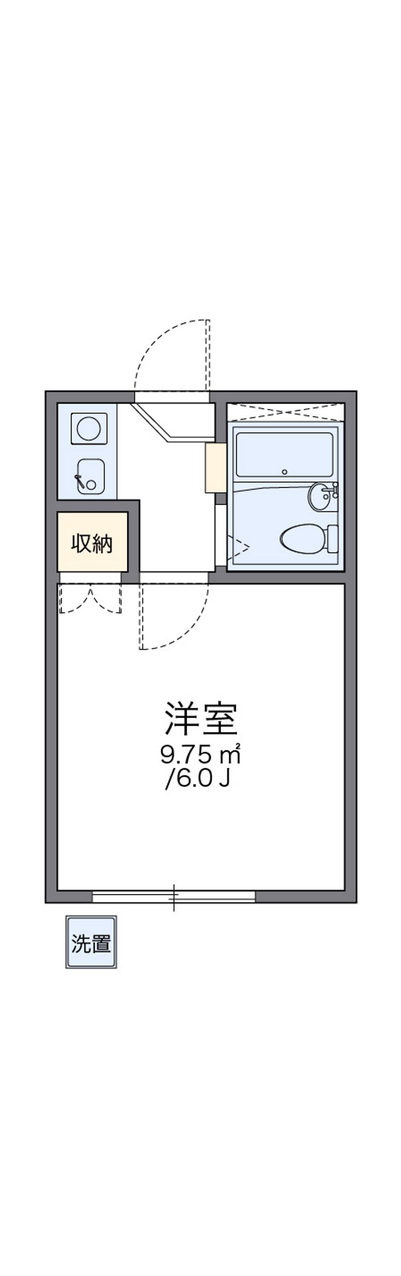 レオパレス豊橋 間取図