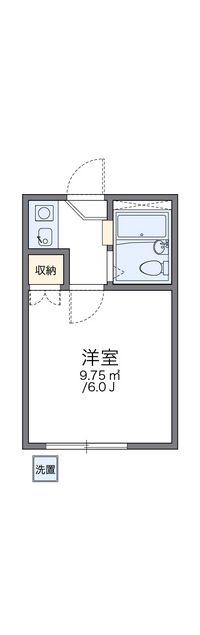 レオパレス豊橋 間取り図