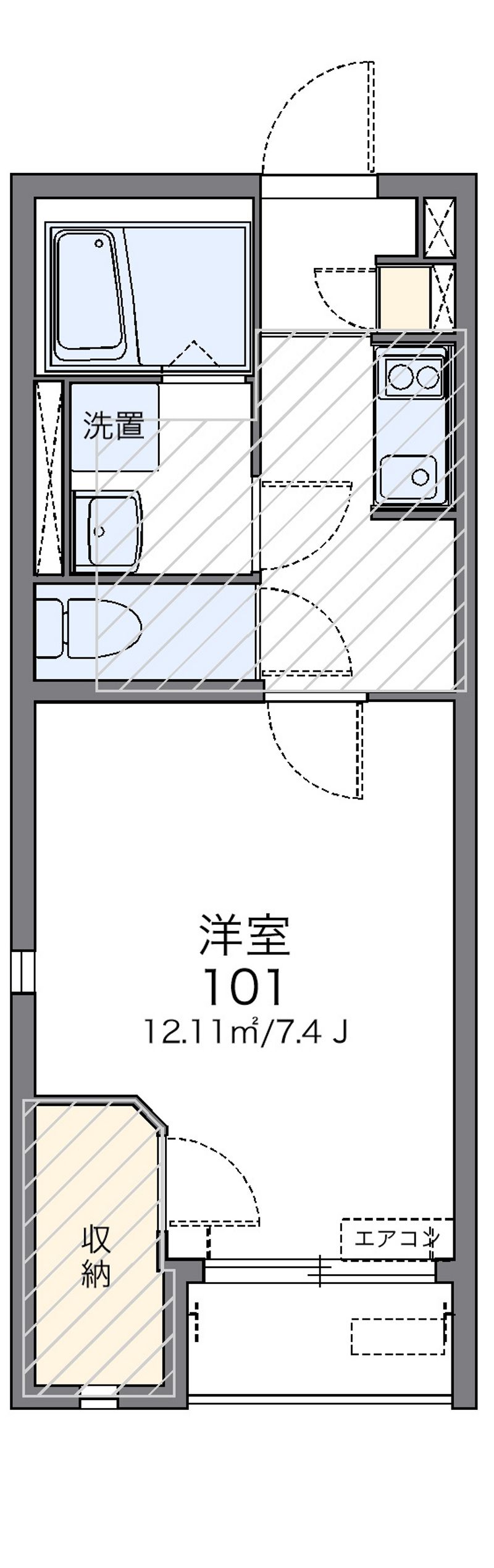 レオネクストシャインブルー 間取図