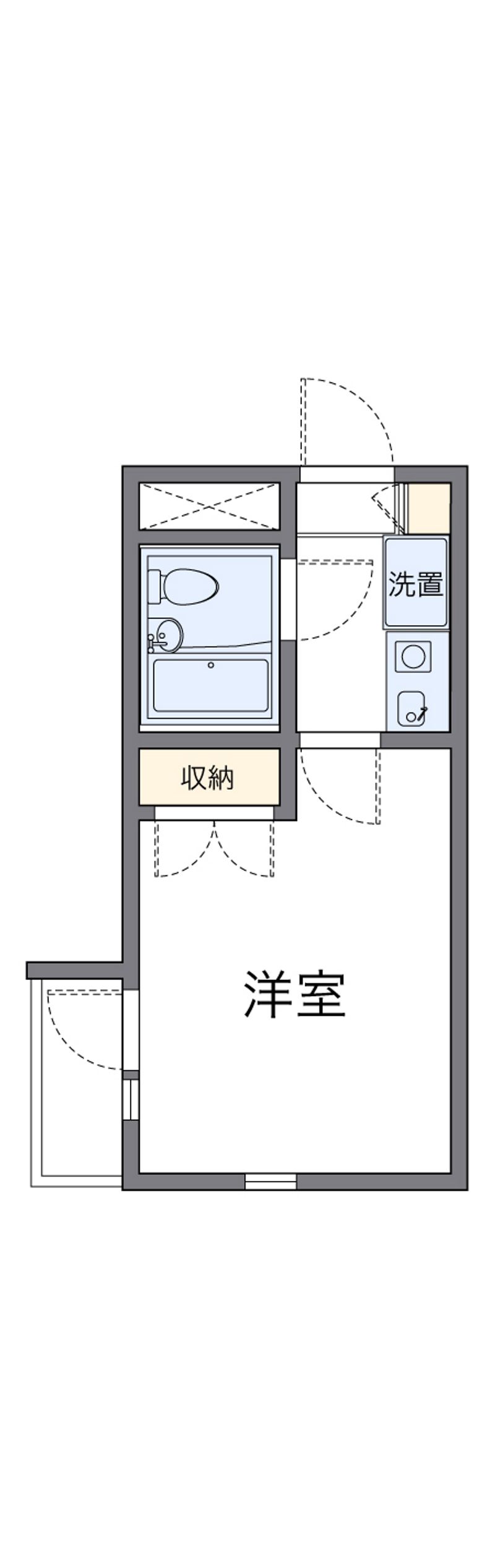 レオパレスＲＸ山科 間取図