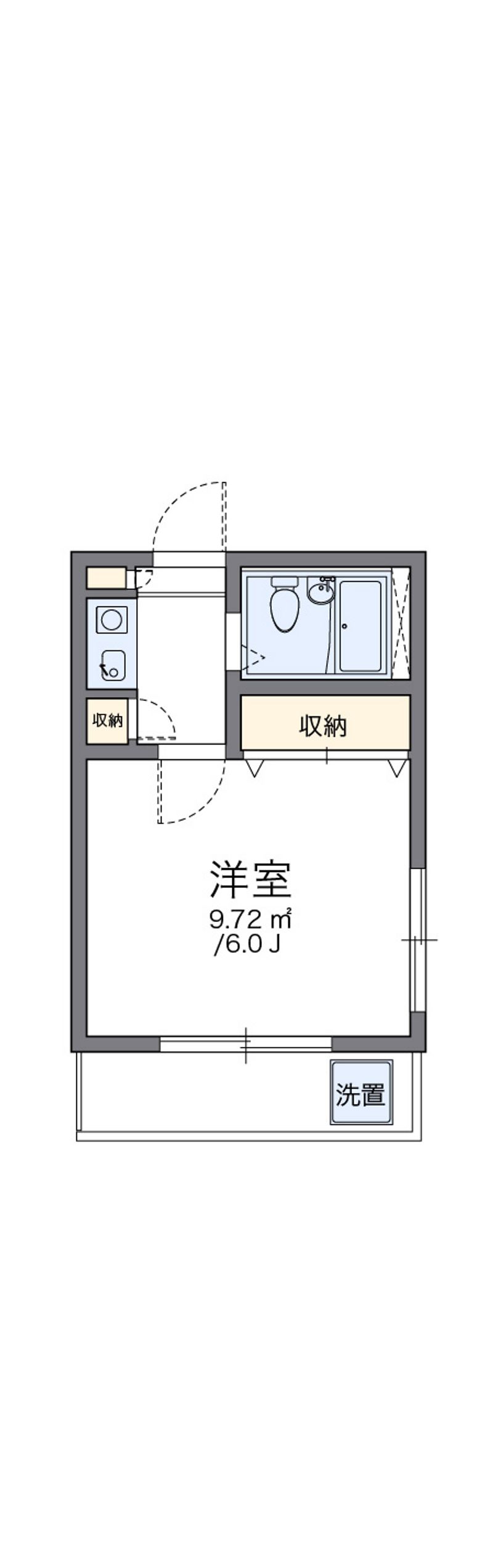 レオパレス相模原第１ 間取図