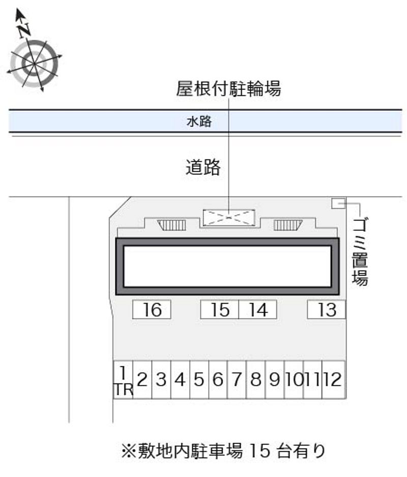 レオパレス三色吉 配置図