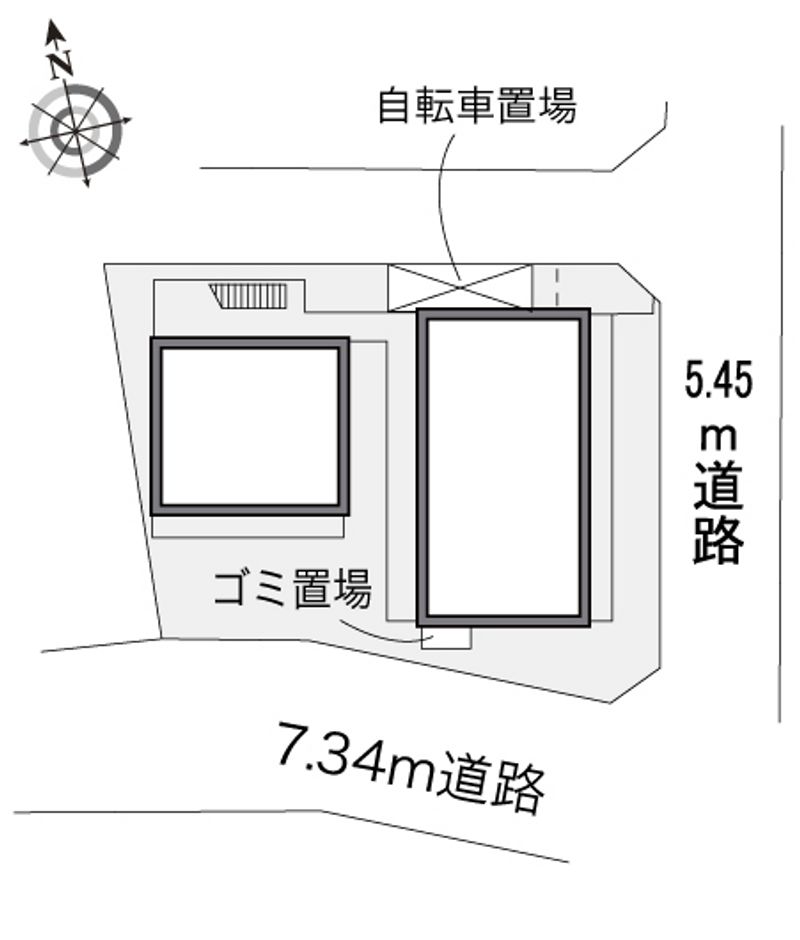 レオパレス三津屋 配置図