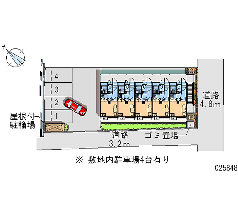 25848 Monthly parking lot